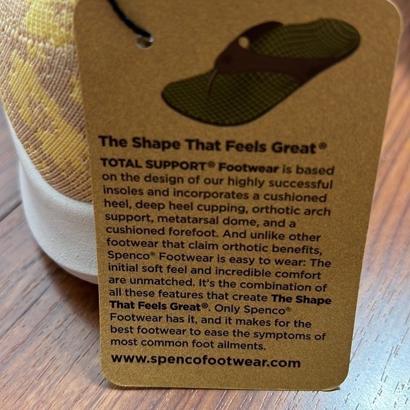 Waco Shoe Co. Yellow & Beige Floral Karma Stretch Pull On Sneaker NWT Sz 7.5 D - Picture 4 of 11